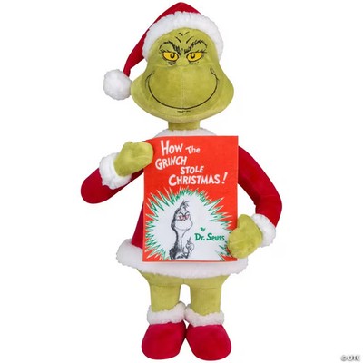 18 1/2 Holiday Greeter Grinch in Santa Suit with Dr. Seuss  Decoration SS880165G