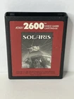 Solaris (Atari 2600, 1987) Authentic Cartridge Repro End Label Cleaned Tested