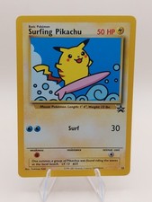 Surfing Pikachu Pokemon Black Star Promo #28 WOTC 2001