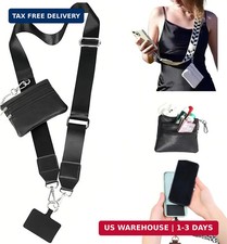 Crossbody Body Phone Holder for Women, New Phone Strap with Zippered Pouch, Adju