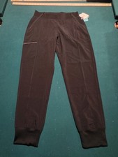 Infinity Cherokee Scrubs Women's Size Large Jogger Pants Black CK080A New NWT