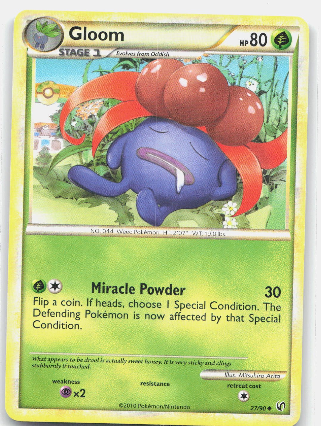 Gloom 27/90 Uncommon Normal Undaunted Pokemon MP