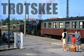35mm Slide CP Portugal Railways Steam Loco E141 Senhora de Hora 1973 Portugese