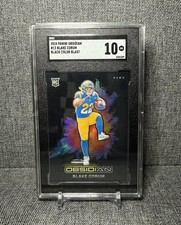 2024 Panini Obsidian Blake Corum Black Color Blast Rookie RC SGC 10 Rams