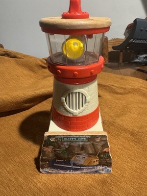 Thomas The Train Wooden Railway Bluff's Cove Lighthouse Lights & Sounds ''Works''