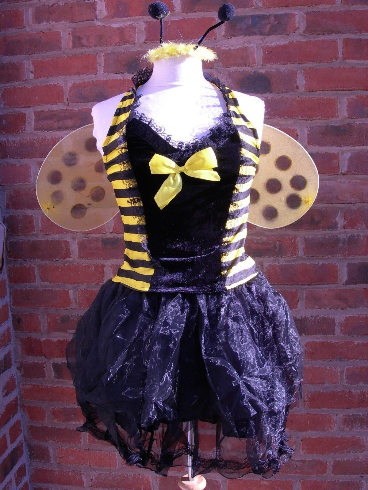 Bumble Bee Ladies Fancy Dress Costume Size 16-18