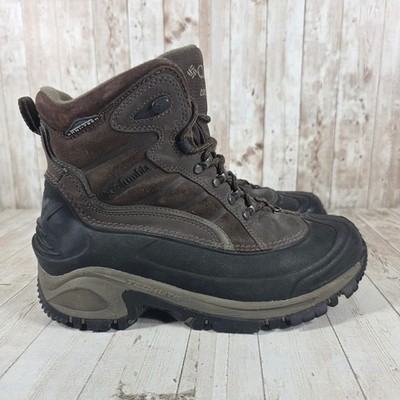 Columbia Mens Bugaboot Plus II Omni-Heat Winter Boots Brown Black BM3726-248 9.5