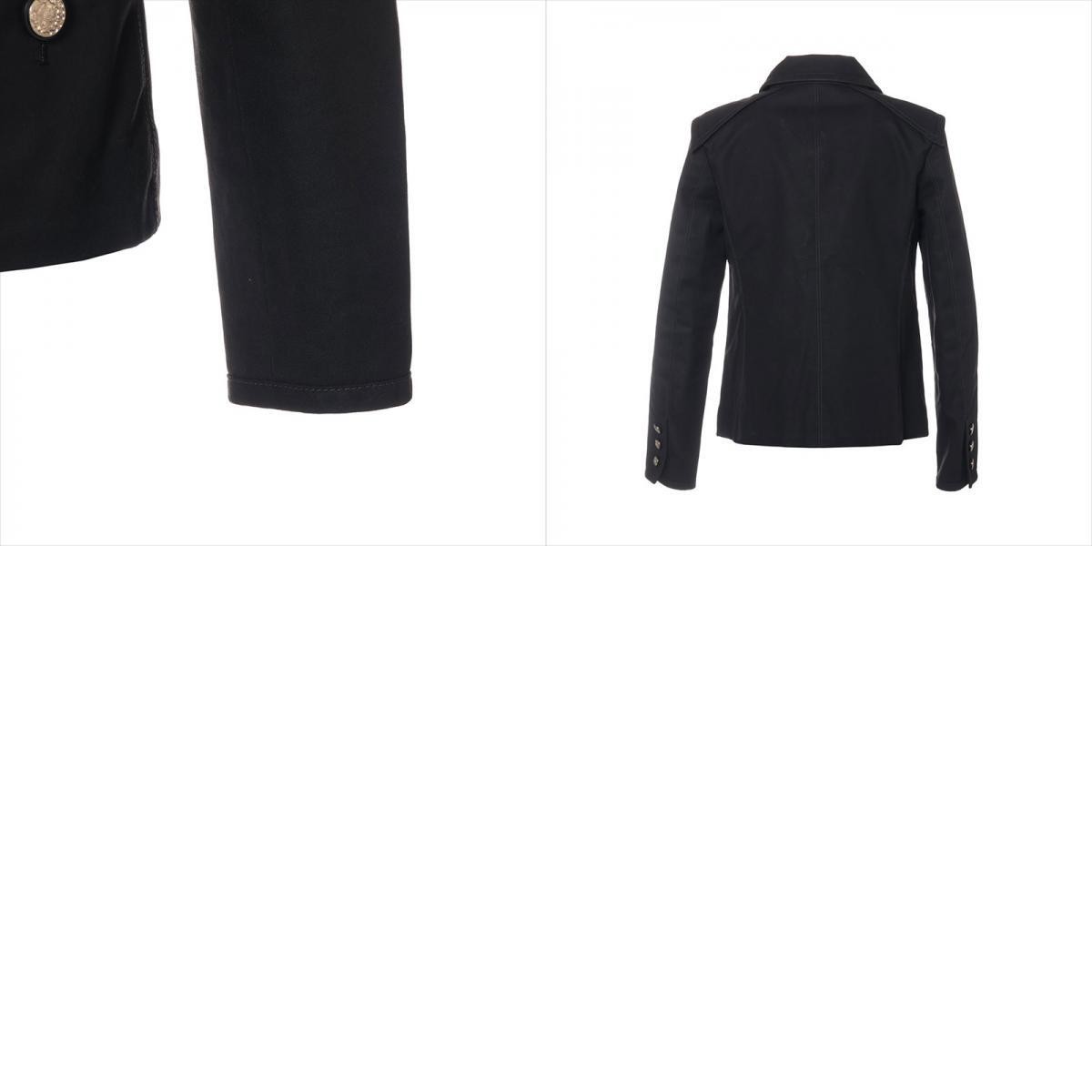 CHANEL Jacket Coco Button Cotton P62619V48194 Gra… - image 10