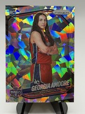 2025 Panini Prizm WNBA Georgia Amoore Cracked Ice RC Washington Mystics #103