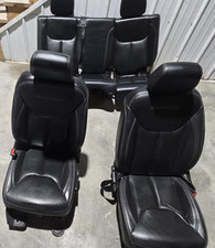 2017 Jeep Wrangler Complete Seat Set Bucketmanualleather Sahara Black.