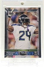 2015 Topps Football Marshawn Lynch #220 Image Variation White Jersey SSP