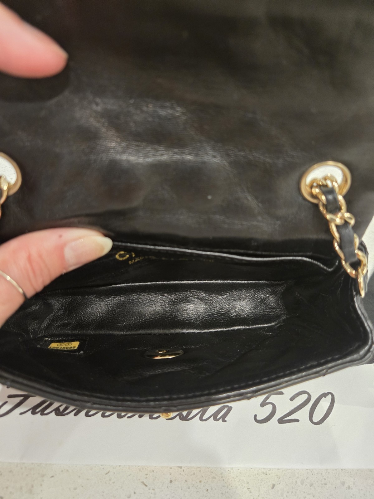 CHANEL Black Micro Mini Rectangular Classic Flap … - image 18