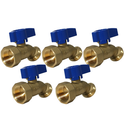 5 Pack XFITTING 3/4'' Female Threaded Hose Bibb No Kink , Water Or Oil 125 PSI 