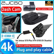 for Jetour X70 Plus VT9 X70S EV Shanhai L7 4K DVR Dash Cam Camera Video Recorder