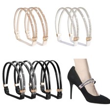 4 Pairs High Heels Shoe Straps - Shoe Lace Elastic for High Heels, Replacemen...
