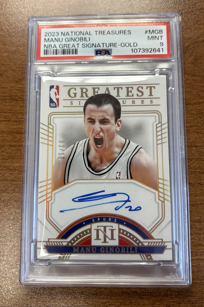 Manu Ginobili Basketball Autographed Sports Trading Cards