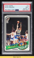 1979-80 Topps Alex English #31 Rookie RC HOF READ 5ub