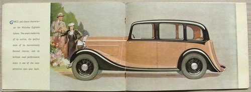 WOLSELEY 18HP Car Sales Brochure For 1935 #1005 - Picture 4 of 5