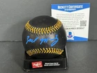 Zach McKinstry Cubs Dodgers Auto Signed BLACK MLB Baseball Blue Beckett COA