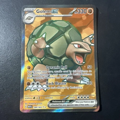 Pokémon TCG Golem ex 189/165 SV: Scarlet & Violet 151 Ultra Rare NM