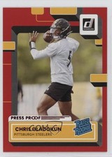 2022 Panini Donruss Rated Rookie Press Proof Red Chris Oladokun #376 11ur