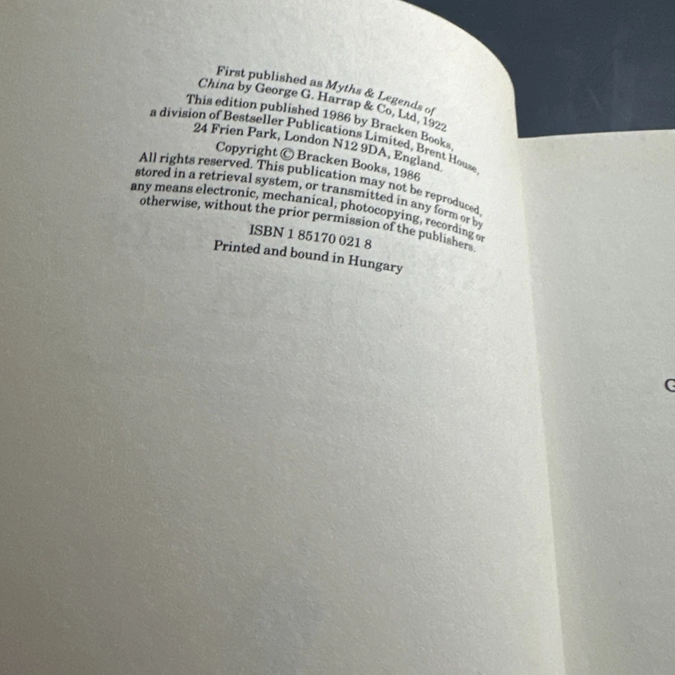 ANCIENT TALES AND FOLKLORE OF CHINA - Edward T.C. Werner - Image 3 of 4