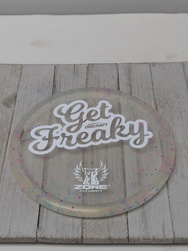 New Discraft Z Flx Get Freaky Confetti Zone Putter Disc Golf Disc 173-174 Grams - Picture 2 of 7
