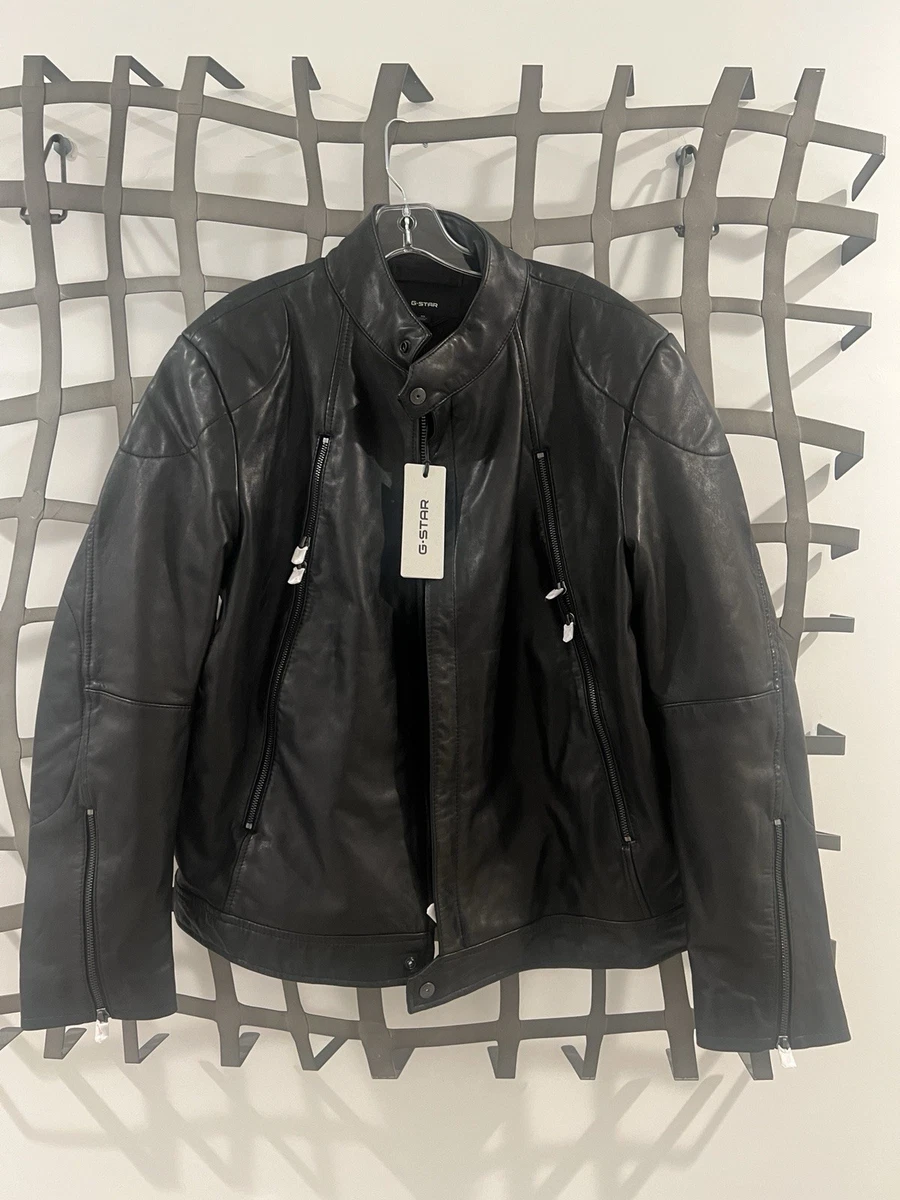 g star raw leather jacket products for sale | eBay