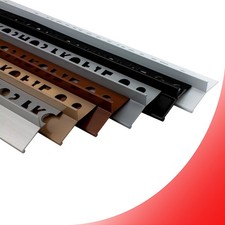 Alu Balkon Terrasse abtropf Profil Fliesenschiene Profil Schiene L300cm farbig