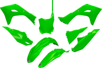 UFO Restyle Body Kit - Florescent Green - KAWASAKI 2024 KX250 / 2024-2025 KX450