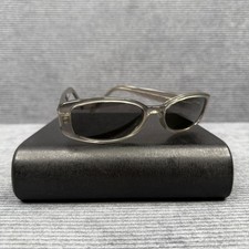 Guess Polarized Y2k Sunglasses GU 6106P CRY-3 Translucent Grey Oval 52-17-140