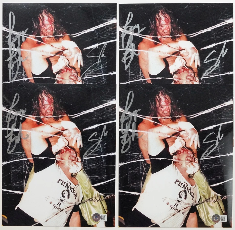 Foto firmada por Terry Funk & Sabu 8x10 certificado de autenticidad BAS FMW WWE ECW NJPW NWA imagen automática Foto 2 de 4