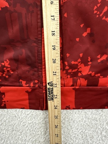 Adidas Track Jacket Girls Size L 14/16 Black Red Polyester (Satin Feel) - Picture 11 of 15