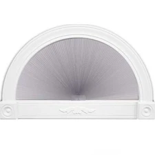 LUCKUP Arch Window Shades Light Filtering/Blackout Semi Circular Cellular Blinds
