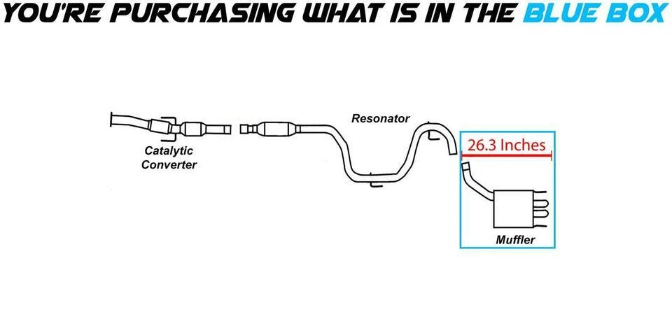 Silenciador de escape trasero de acero inoxidable se adapta a: 2005-2008 y 2010-2011 Saab 9-3 2,0 L Foto 3 de 4