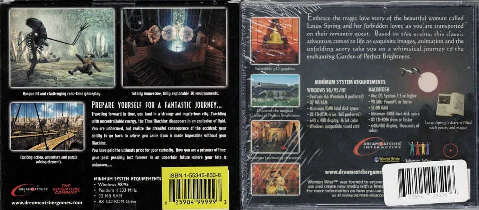 The New Adventures of the Time Machine & The Legend of Lotus Spring Pc New XP - Image 2 of 2