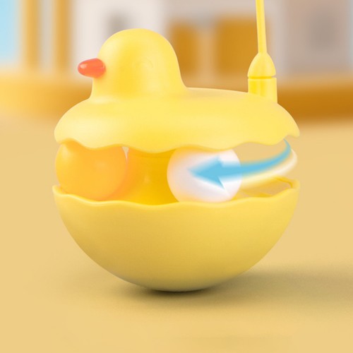 Cat Toys Interactive Kitten Toy Detachable Feather Lightweight Resin Duck - Picture 7 of 14