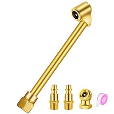 Heavy Duty Dual Head Air Chuck 14 Npt Tire Fill Kit For Inflator Compresso