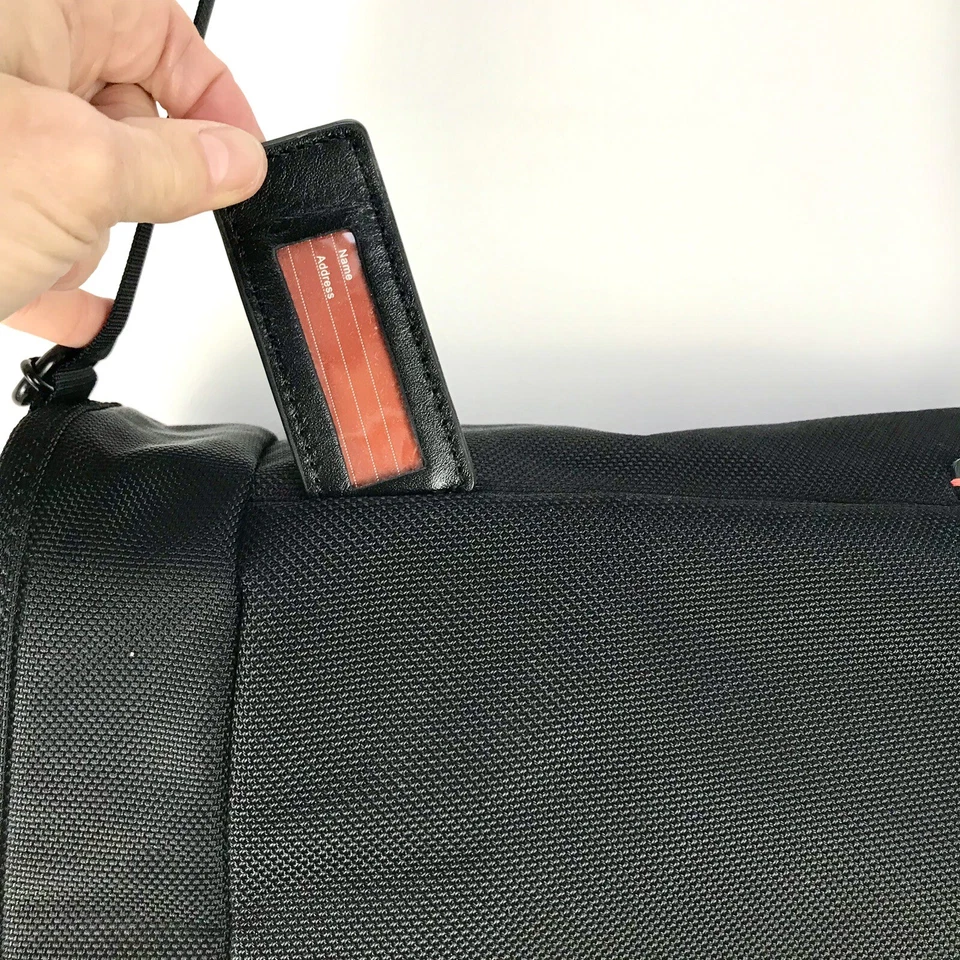 Bolso para portátil Samsonite, negro, correa para el hombro, bloqueable viaje de negocios en muy buena condición Foto 3 de 4
