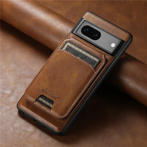 Hülle Für Google Pixel 9 8 7 Pro 8A 7A 6A Handy Tasche Leder Wallet Case Schutz - Picture 5 of 34