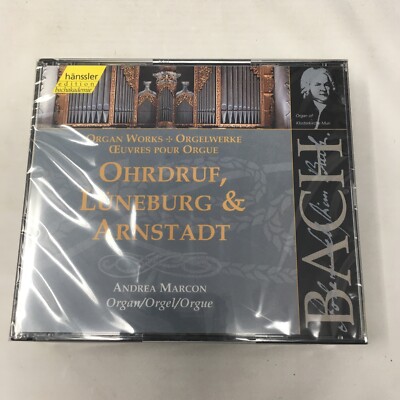 JS Bach: Organ Works Ohrdruf, Luneburg & Arnstadt 2 CDs, Haenssler NEW A Marcon