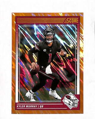 2024 Panini Score Football Orange Lava Parallel /630 