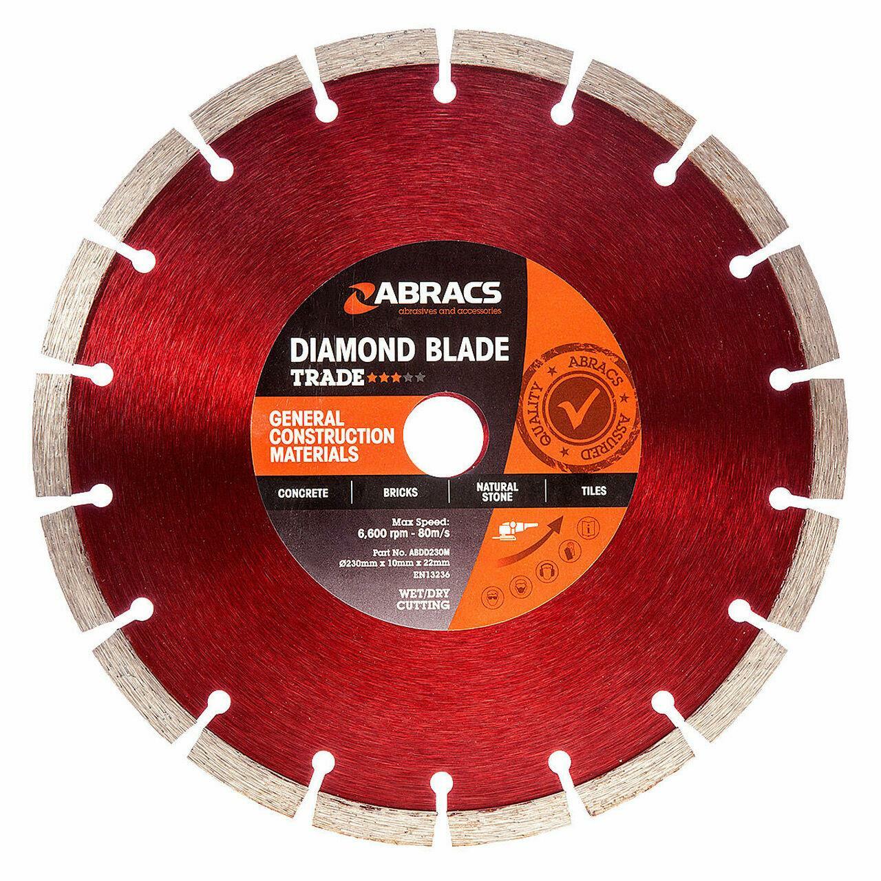 Abracs ABDD230M Dynamo Diamond Blade 230mm ABR-ABDD230M