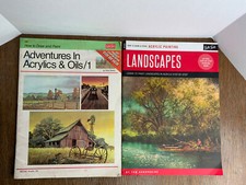 Walter Foster Adventures In Acrylics Oils 186 Landscapes Art Books HT342 Lot