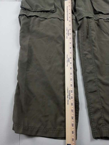 Boy Scouts Of America Pants Mens XL Nylon Green Convertible and Belted Uniform - Picture 2 of 17