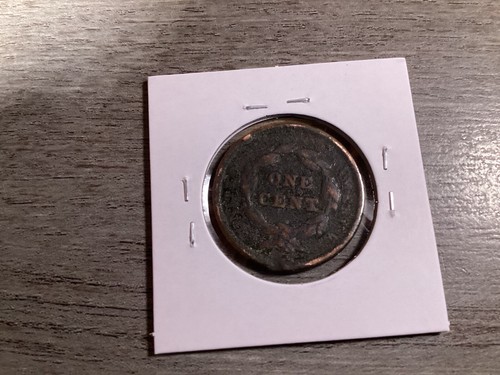 1842 Braided Hair Large Cent w/Large Date Early U.S. Copper Coin -091524-71 - Picture 4 of 4