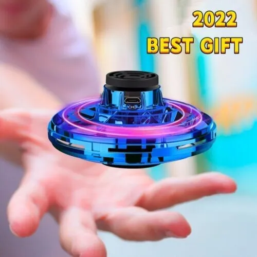 Flying Flat Orb Boomerang Fly Spinner Toys Soaring Hover UFO Mini Drone  Gift