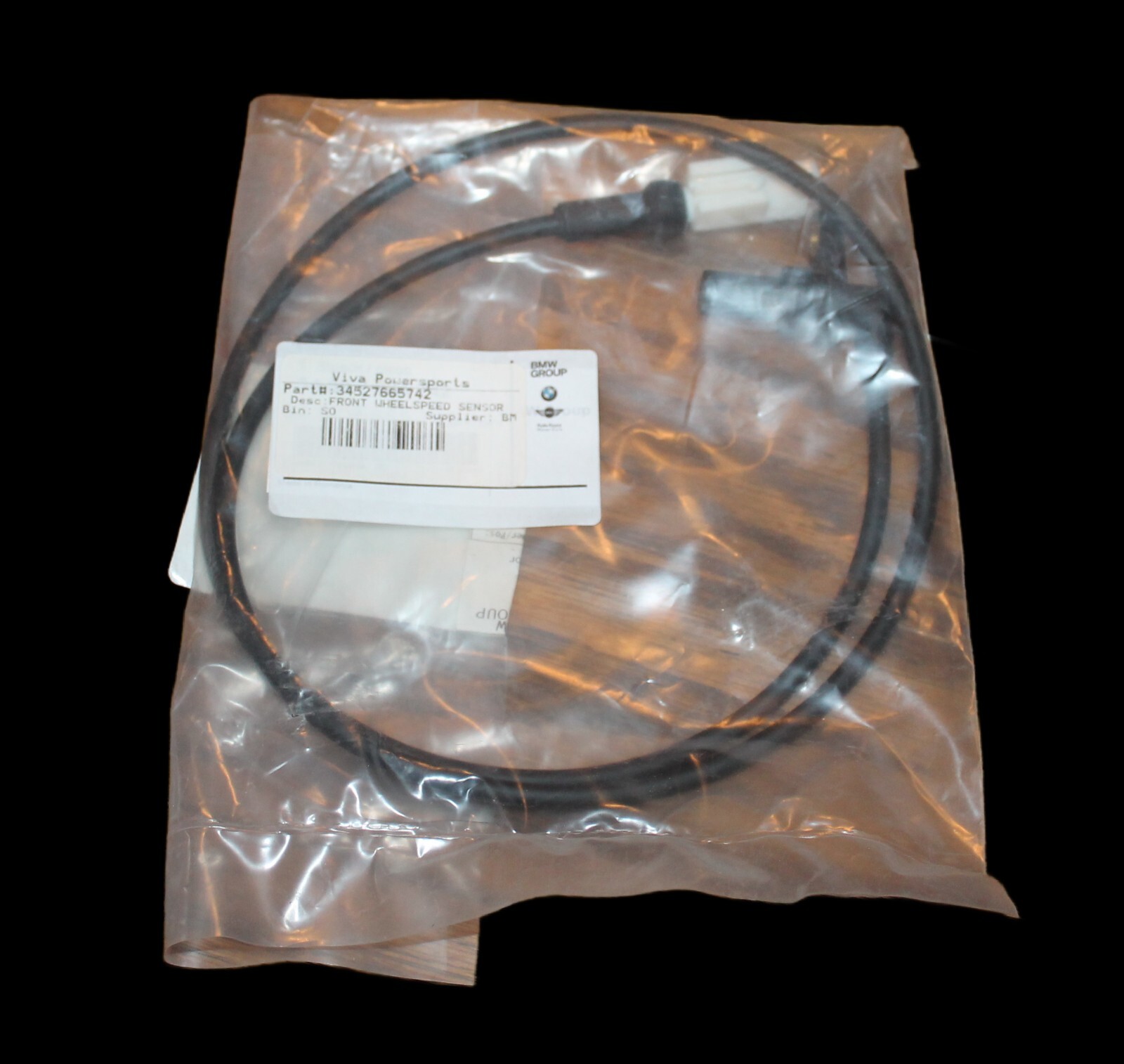 2001 BMW F650gs Front Wheel ABS Speed Sensor 34527665742 for sale  