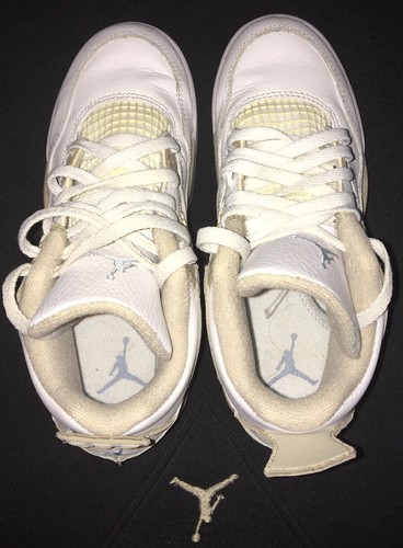 Nike Air Jordan 4 Retro IV Sand White PS Sz 13C 487725 118 2017 Release - 第 7/11 張圖片