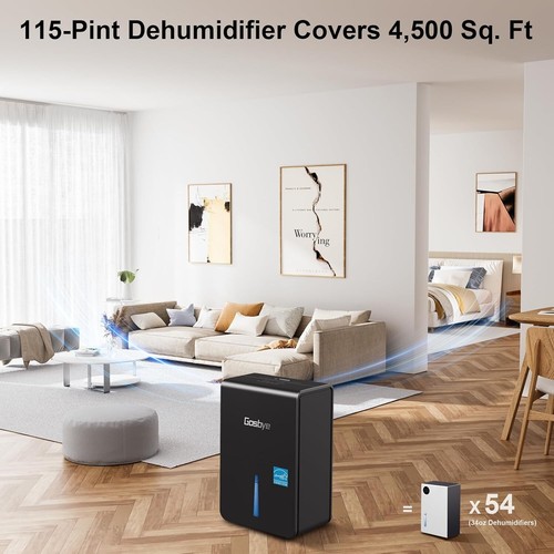 Dehumidifier for Large Spaces - 115 Pints/Day, 2024 Energy Star Rated - Picture 9 of 9